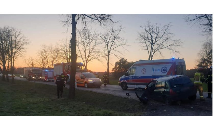 Wypadek w Brzechowie. Były dziś utrudnienia w ruchu na DK-60