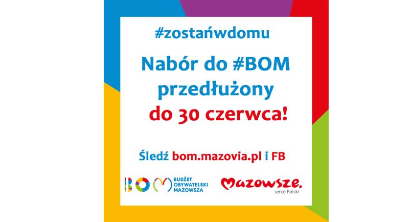 Zmiany w Budżecie Obywatelskim Mazowsza. Jest więcej czasu na zgłaszanie projektów