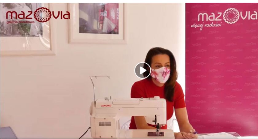 To do dzieła! Galeria Mazovia i Magdalena Carter zapraszają do szycia maseczek.