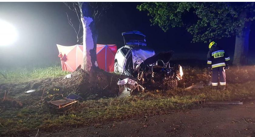 Tragiczny wypadek w Leksynie. Nie żyje 19-latek