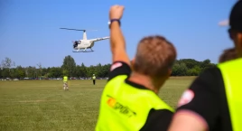 Śmigłowce w akcji! Wielkie emocje na lotnisku w Płocku! [ZDJĘCIA]