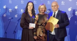 Dyplom Ministra Kultury i Dziedzictwa Narodowego dla Sannik za wybitne zasługi 