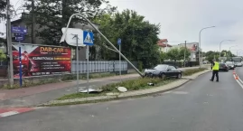 Wypadek na ul. Chopina w Płocku [ZDJĘCIA]
