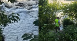 Skąd tak dużo piany? Inspektorzy WIOŚ sprawdzali, cz&hellip;