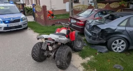 Wypadek z udziałem kierującego quadem. Nastolatek je&hellip;