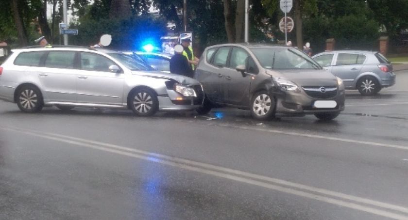 Ryki. Kolizja na skrzyżowaniu