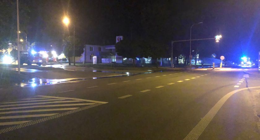 Ewakuowano 9 osób. Na stacji paliw Lotos Optima w Rykach nastąpił wyciek gazu
