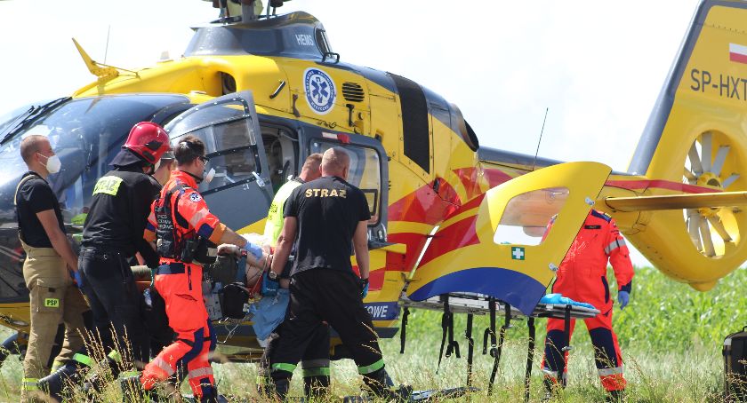 Zmarła kobieta ranna w wypadku na drodze krajowej k48