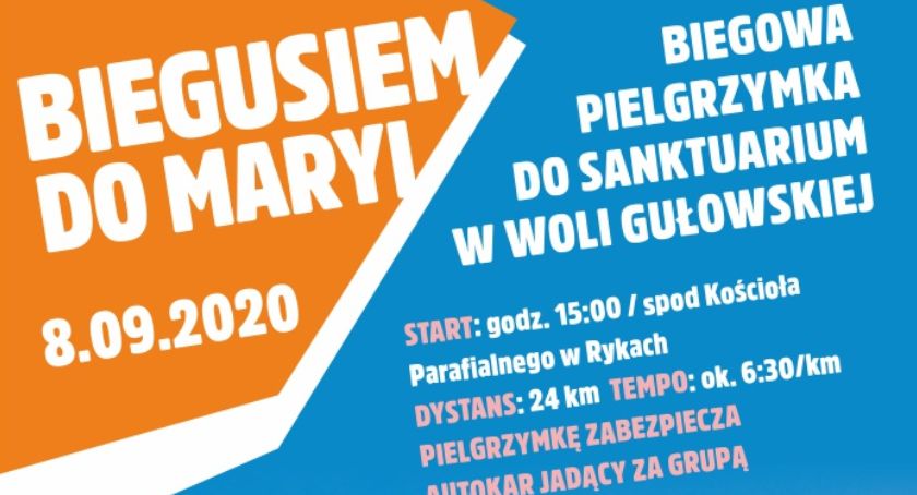 Przebiegną 24 km do Sanktuarium w Woli Gułowskiej