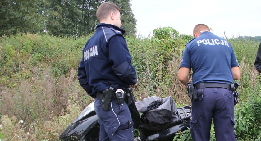 Policjanci odnaleźli kierowcę motoroweru 