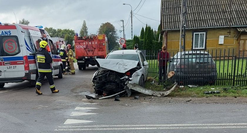Jedna osoba trafiła do szpitala