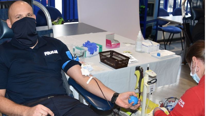 Policjanci z Ryk i Puław oddali krew 