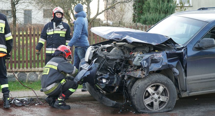 Wypadek z udziałem straży pożarnej