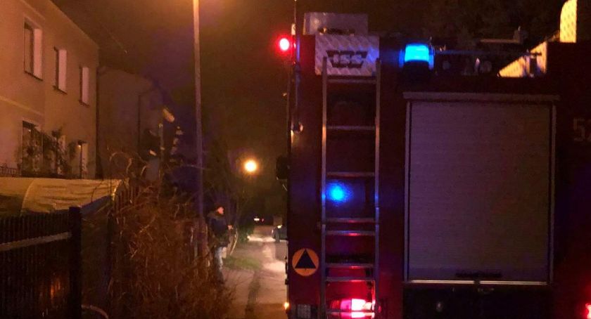 Ryki - Ulicę Bema i część Żytniej pokrył gęsty dym
