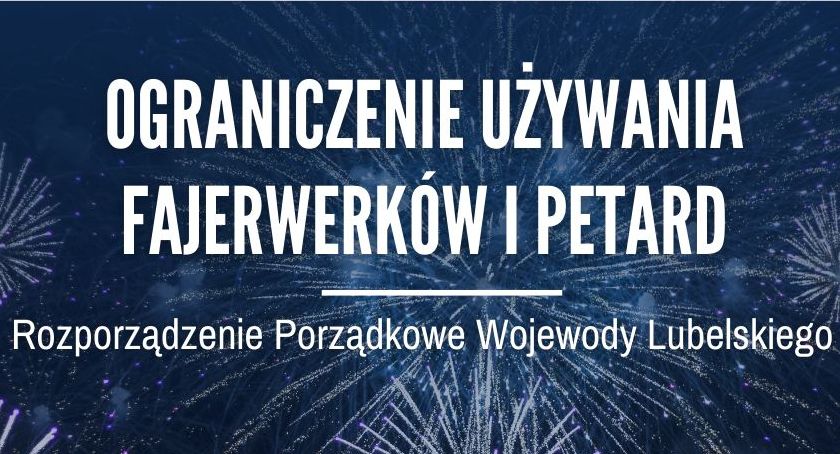 Użycie petard i fajerwerków ograniczone