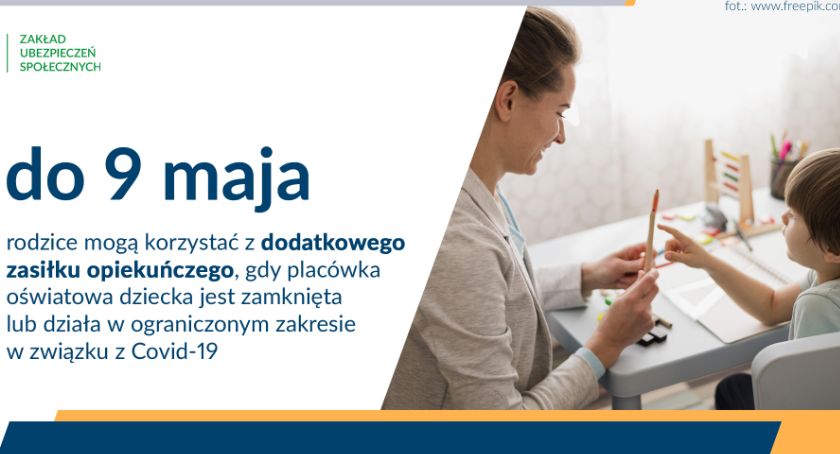 Zasiłek na opiekę wydłużony do 9 maja