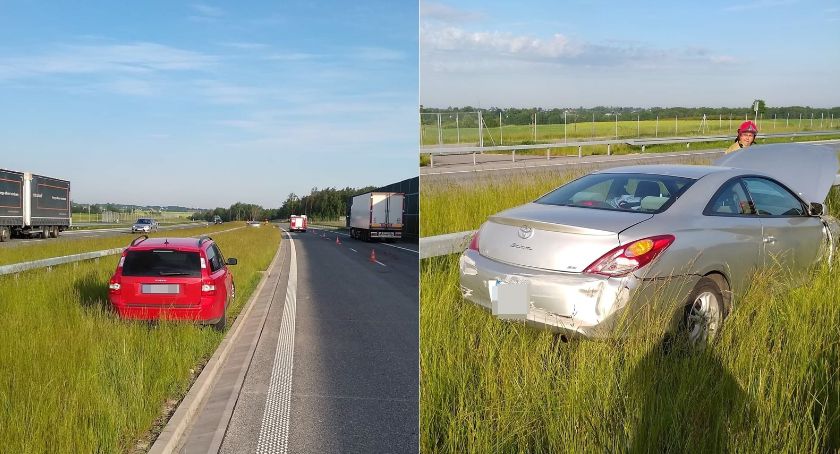 Kolizja na obwodnicy Ryk. Kierowca i pasażer zniknęli 