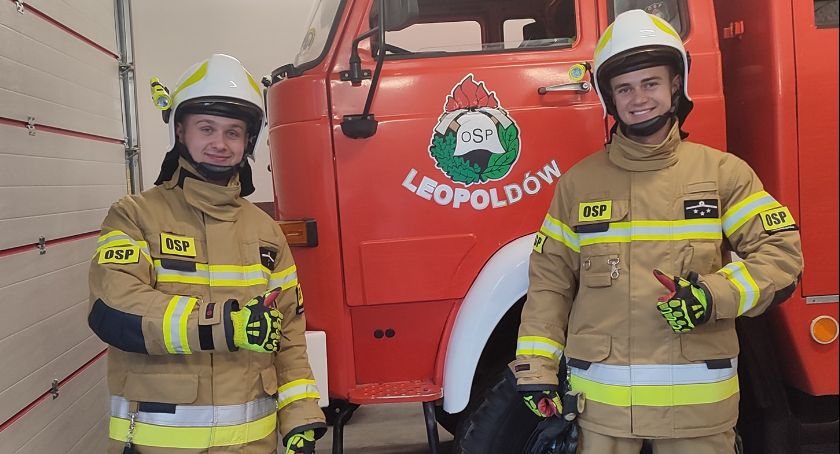 Strażacy z Leopoldowa dostali ubranie specjalne