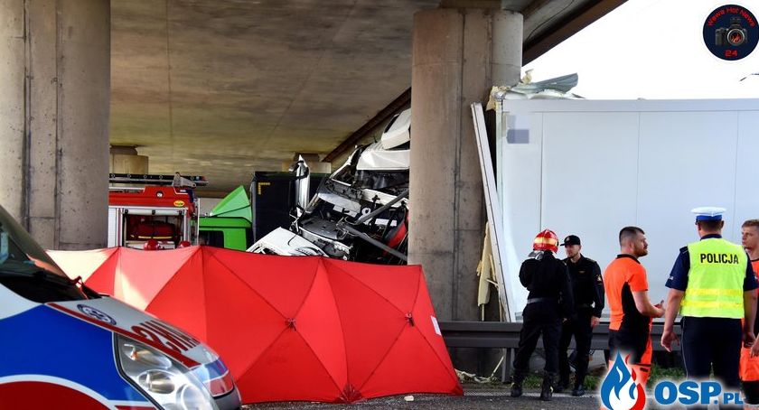 29-letni kierowca ciężarówki z Grabowa Szlacheckiego zginął w wypadku