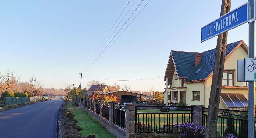 Ulica Spacerowa doczekała się remontu