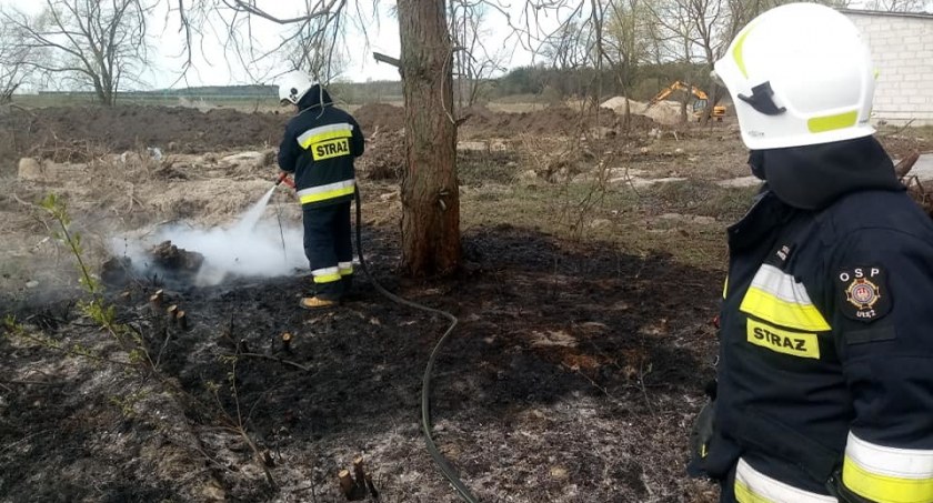 Idzie wiosna. Ludzie znów wzięli się za wypalanie suchych traw