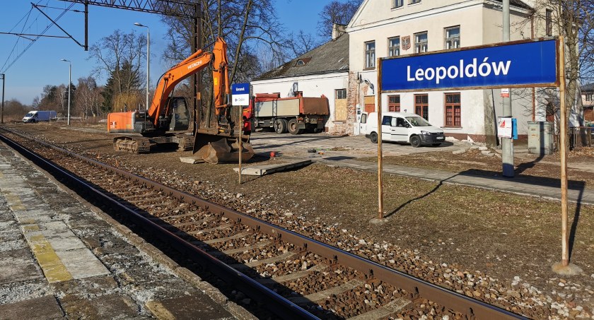W Leopoldowie budują nowy przystanek PKP