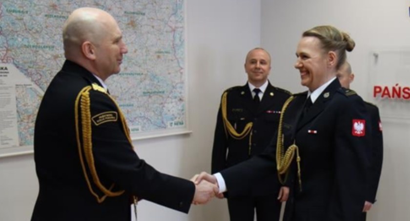 Młodsza brygadier Monika Ryciak powołana na zastępcę komendanta powiatowego straży w Rykach