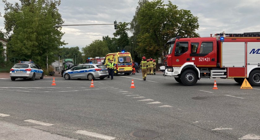 Ryki - Zderzenie na skrzyżowaniu