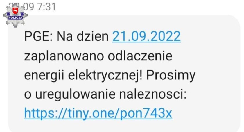 Fałszywy SMS kosztował ją 70 tys. zł