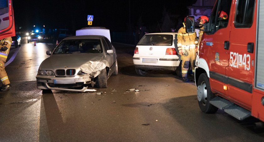 Leopoldów – Zderzenie volkswagena i BMW