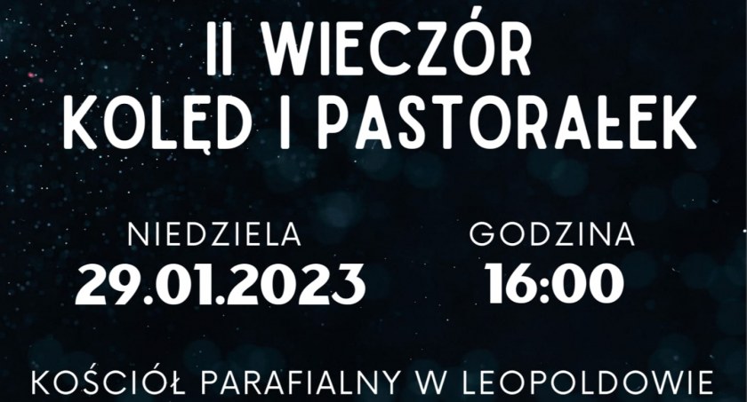 Jedna z ostatnich okazji do wspólnegpo kolędowania