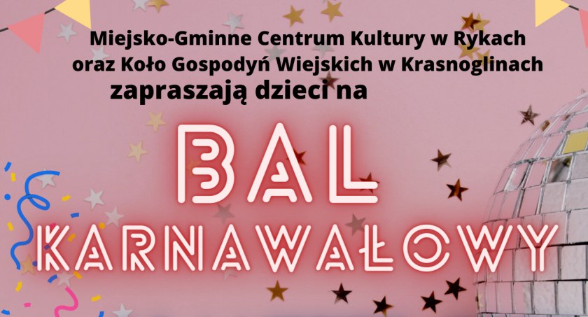Pierwszy taki bal karnawałowy w Krasnoglinach!