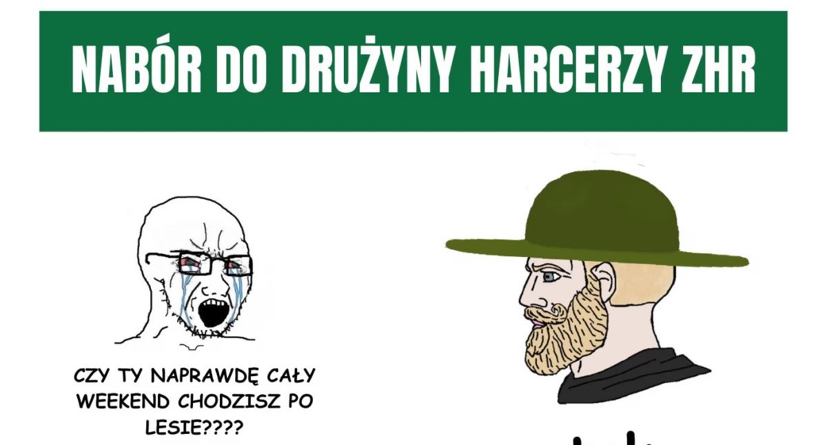 Zaproszenie na Biwak Naborowy 1 Nadwieprzańskiej Drużyny Harcerzy 