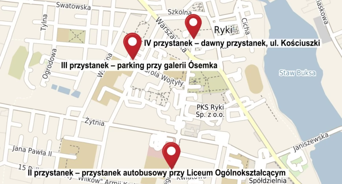 1 Listopada w Rykach z darmową komunikacją na cmentarz! Sprawdź trasę i rozkład