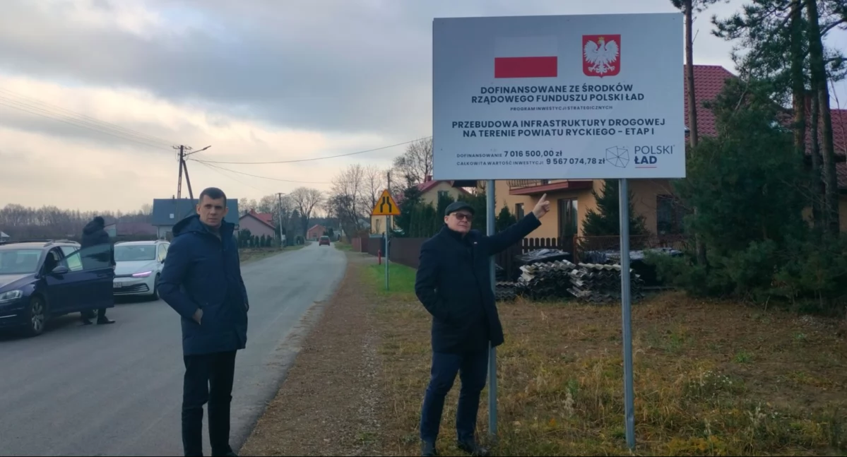 Rewolucja na drogach powiatu Ryckiego. Pięć odcinków kompletnie przebudowanych