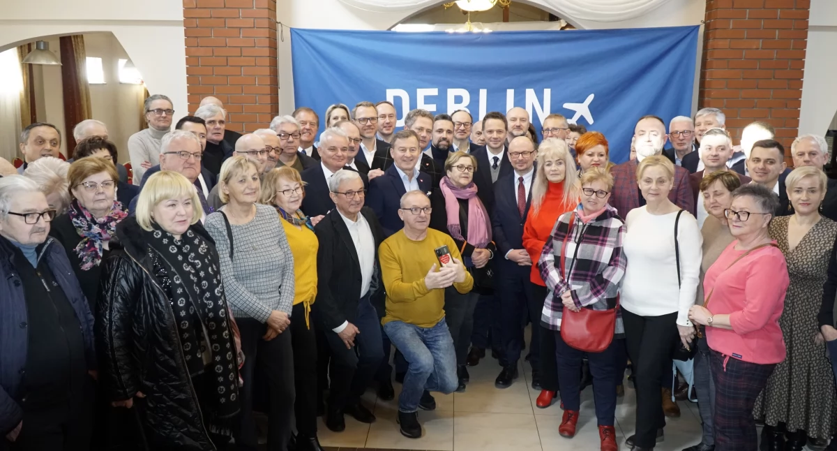 Rafał Trzaskowski, kandydat Platformy Obywatelskiej na prezydenta odwiedził Dęblin