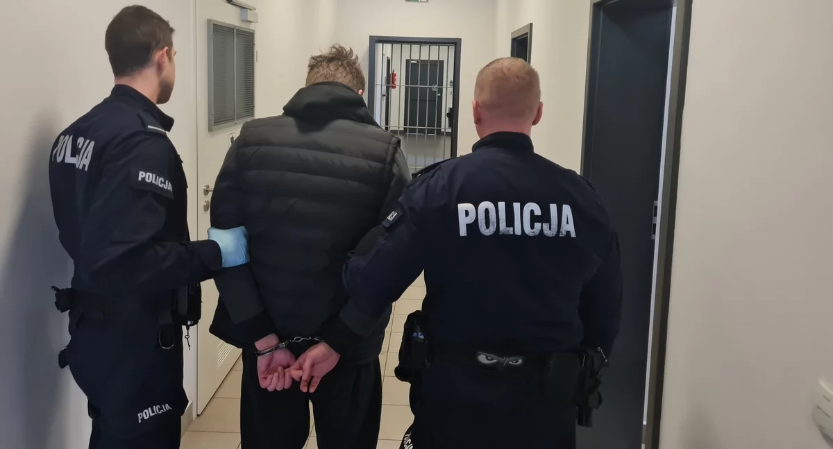 Ryki: 27-latek z kosą zatrzymany przez policję, był poszukiwany za kradzieże