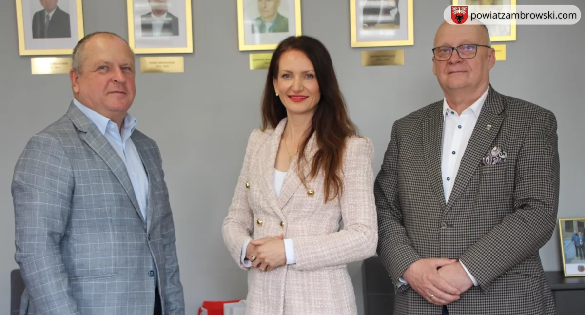 Powiat Zambrowski i Powiat Rycki rozmawiają o współpracy – możliwe wspólne inicjatywy