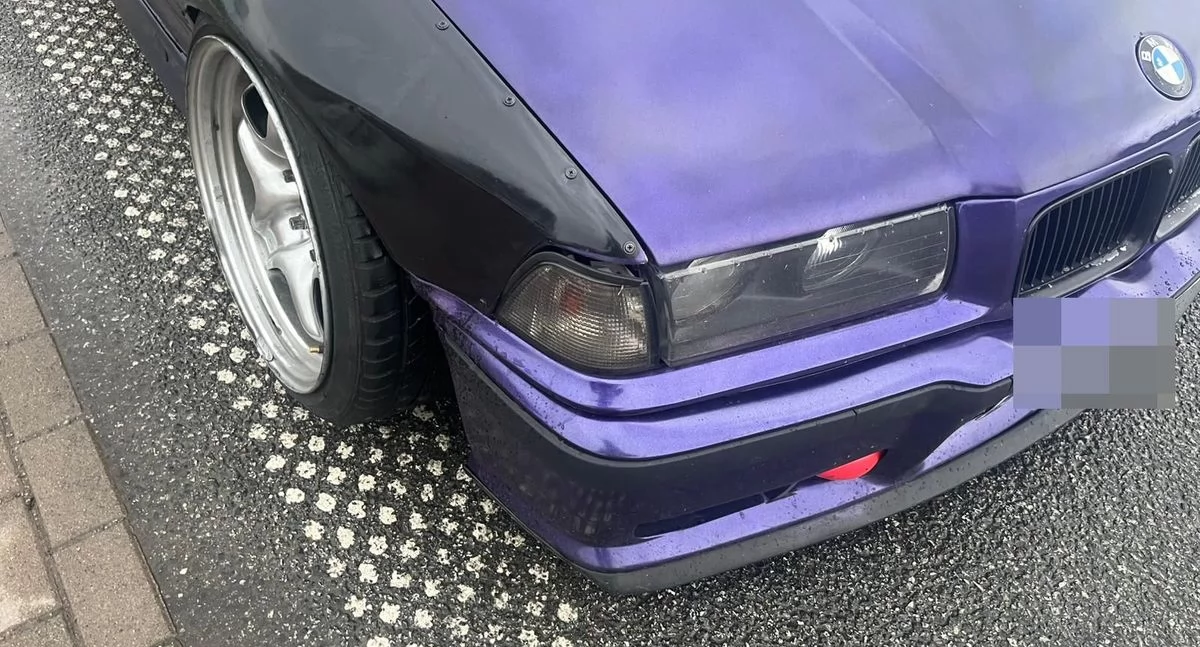 3000 zł mandatu i laweta – finał modyfikacji BMW w Moszczance