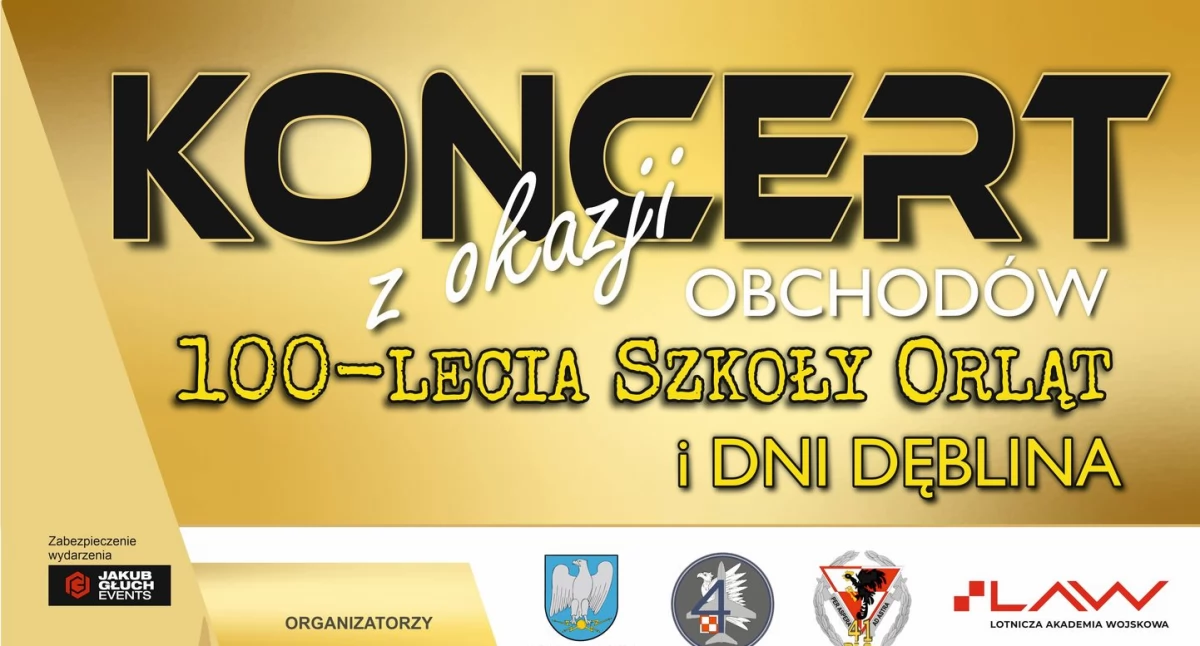 Dęblin świętuje 100-lecie Szkoły Orląt. Na scenie Organek i Szymon Wydra!