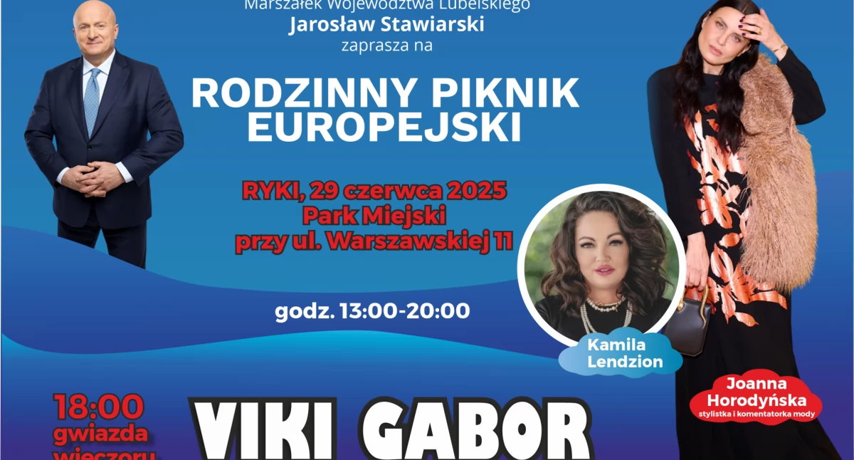 Viki Gabor, magia i moda w jednym miejscu. Rodzinny Piknik Europejski już 29 czerwca w Rykach