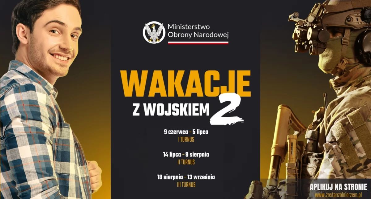Miasto Dęblin informuje: nabór do programu „Wakacje z wojskiem”