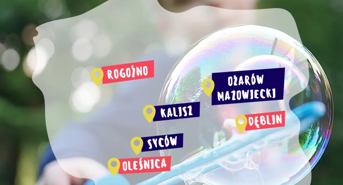 Dęblin na 3 godziny zniknie pod milionem baniek. Wstęp do tego magicznego świata jest darmowy!
