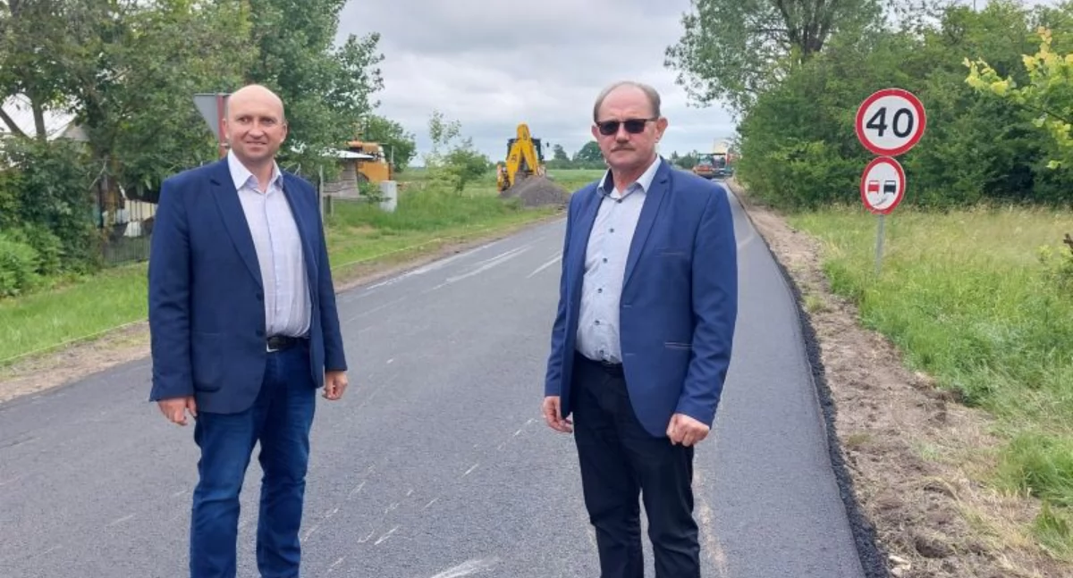 Droga w Zawitali gotowa miesiące przed terminem. Inwestycja o połowę tańsza niż zakładano