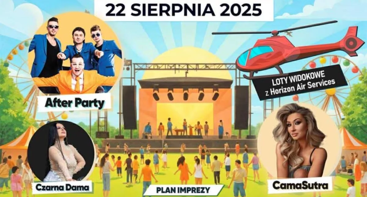 Dęblin pożegna lato z rozmachem! After Party, Camasutra i atrakcje z powietrza