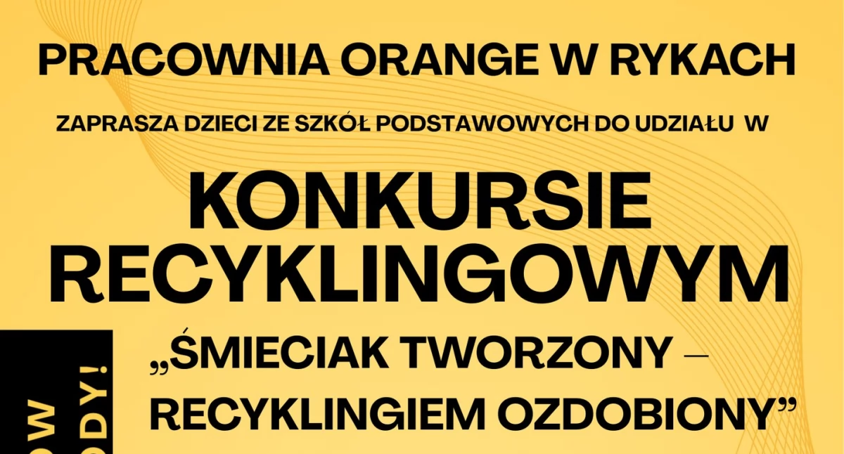 Konkurs recyklingowy w Rykach. Dzieci stworzą „Śmieciaka” z odpadów
