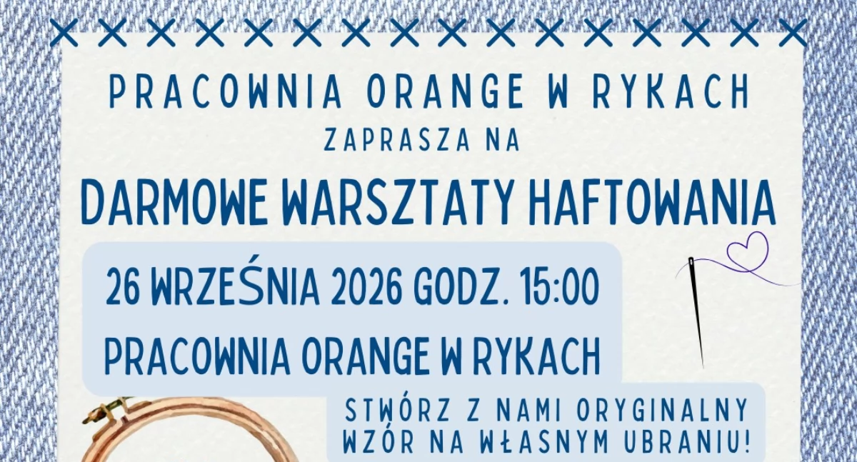 Warsztaty haftu w Rykach – tradycja w nowoczesnym wydaniu