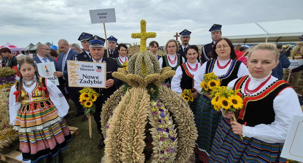 Silna reprezentacja Powiatu Ryckiego podczas Dożynek Wojewódzkich w Świdniku