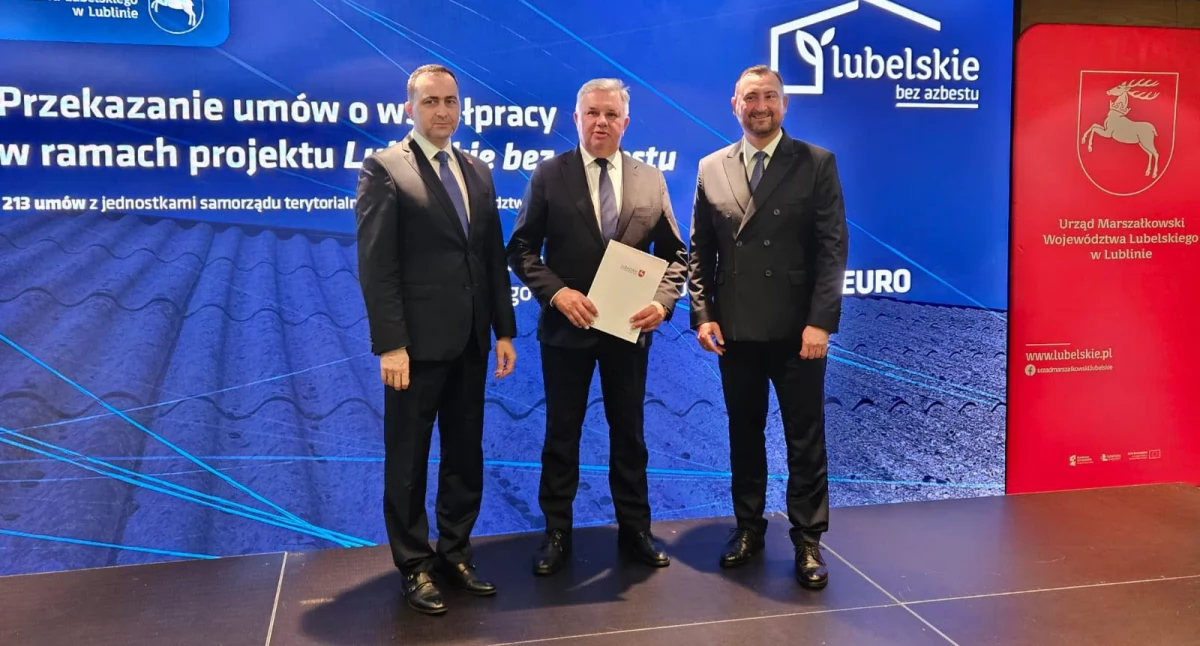 Gmina Kłoczew usuwa azbest dzięki unijnym środkom. Rusza projekt „Lubelskie bez azbestu”