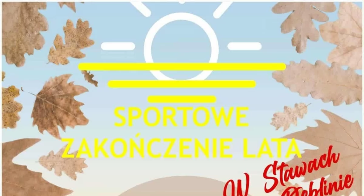 Sportowe zakończenie lata w Stawach w Dęblinie. Bieg, nordic walking i atrakcje dla całych rodzin